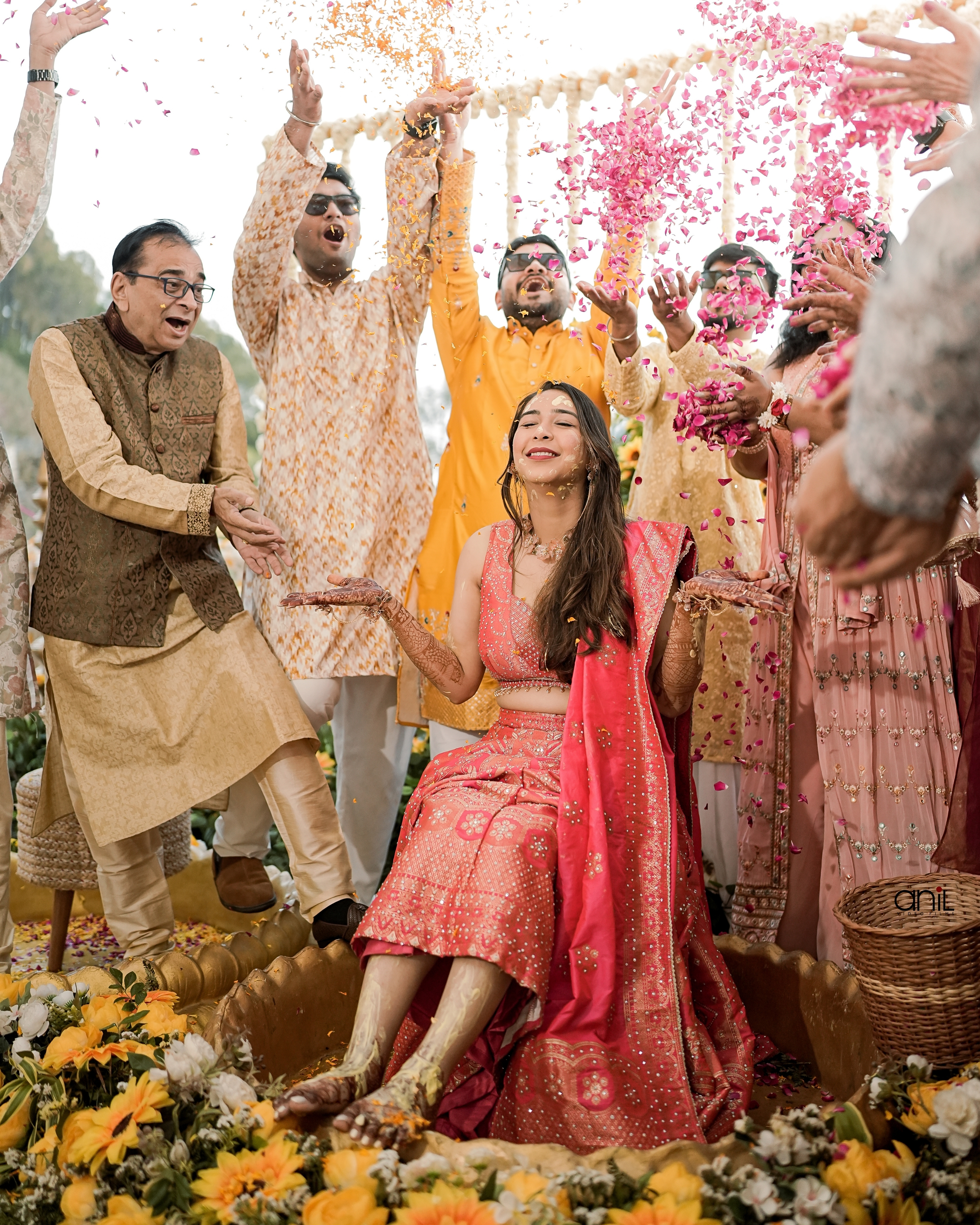 Wedding portrait by Anil Video Films